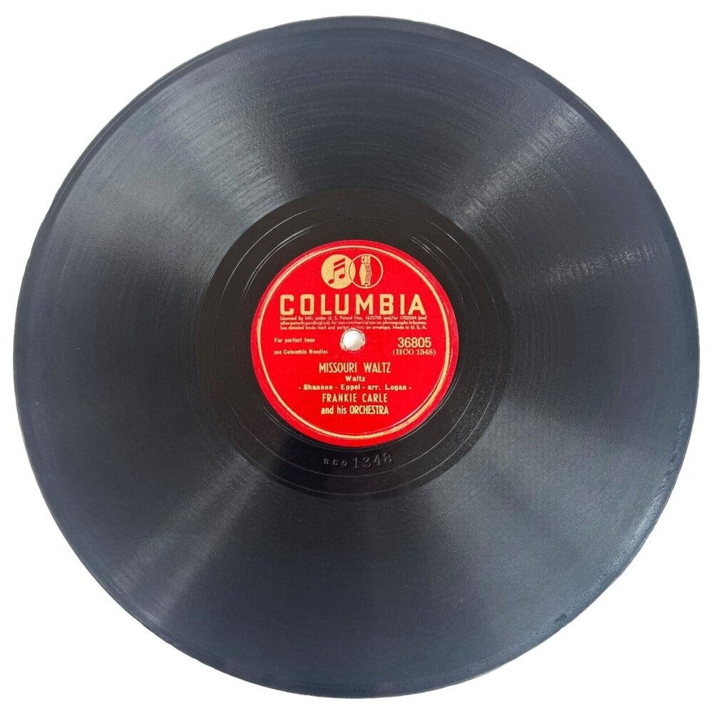Frankie Carle & His Orchestra Missouri Waltz / Counting The Days 36805 Columbia